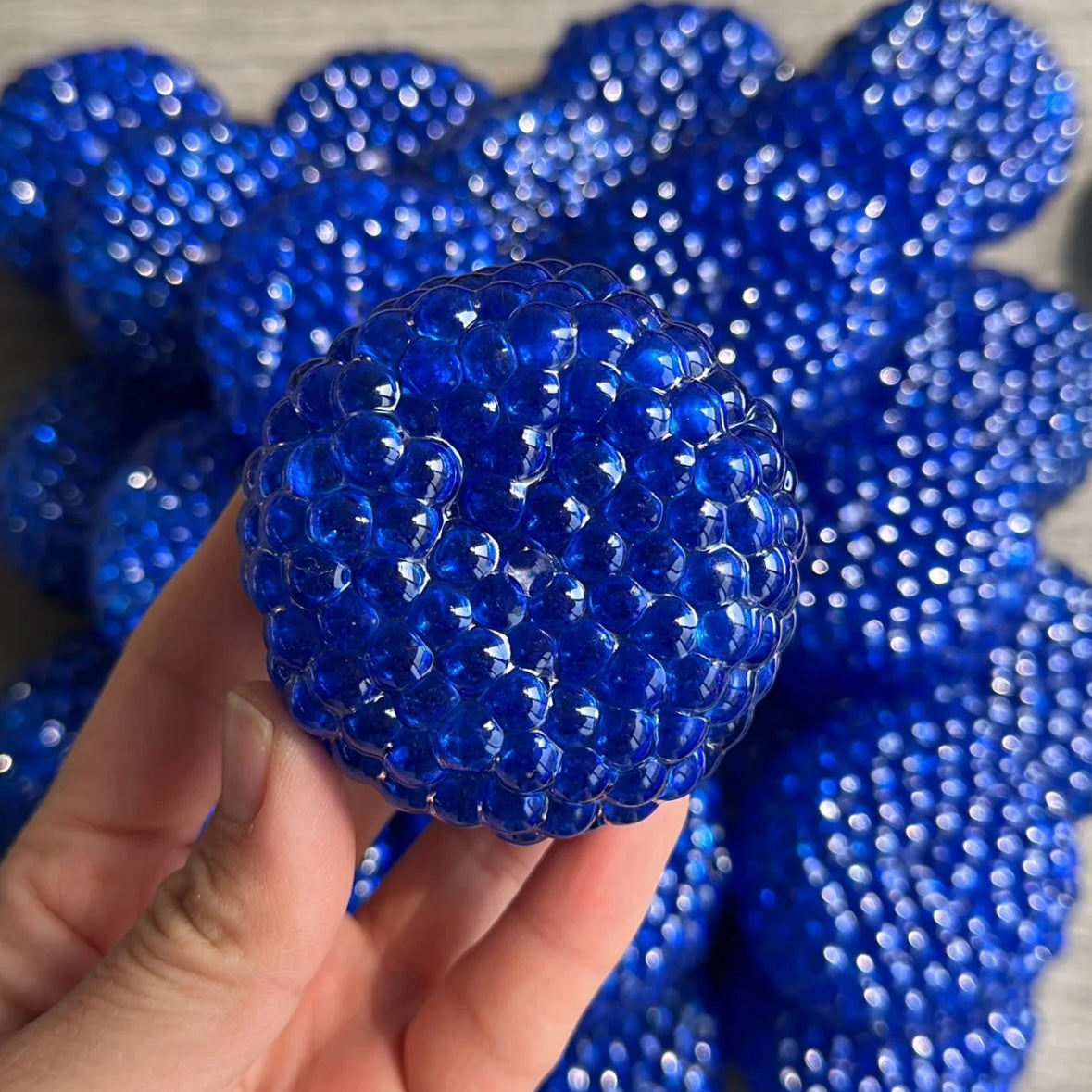 Blue Bead Handmade Stress Balls