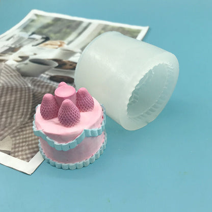 Strawberry Cake Mold Silicone Squishy Mold