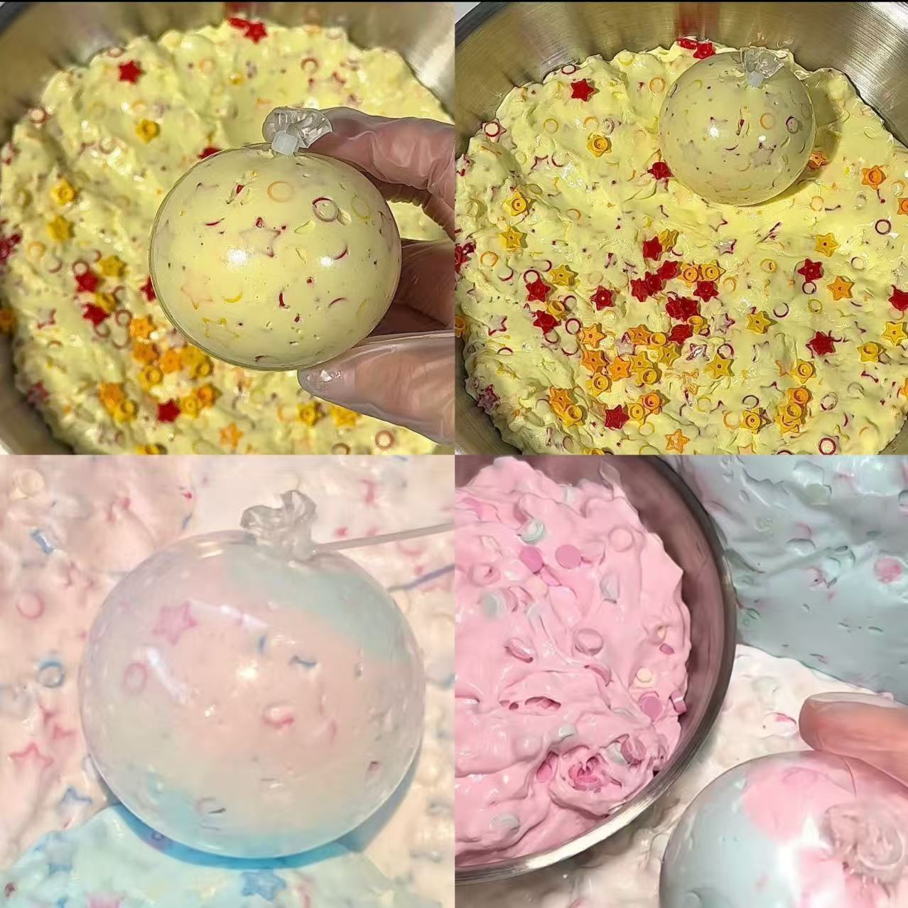Yellow Star Handmade Stress Balls