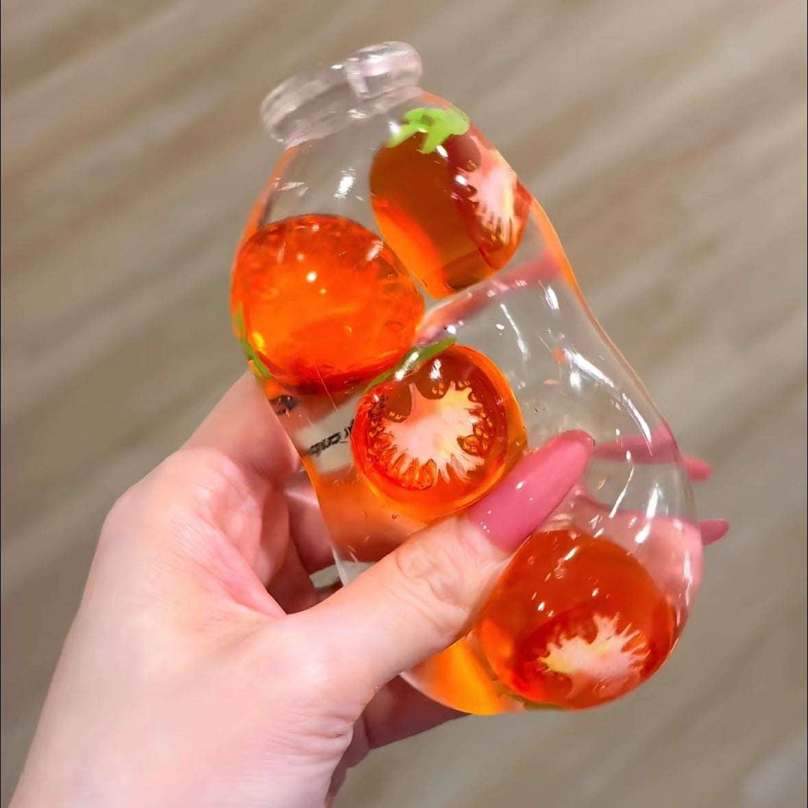 Vaseline Fruit Juice Drink Stress Ball Squishy Stress Relief Decompression Toy