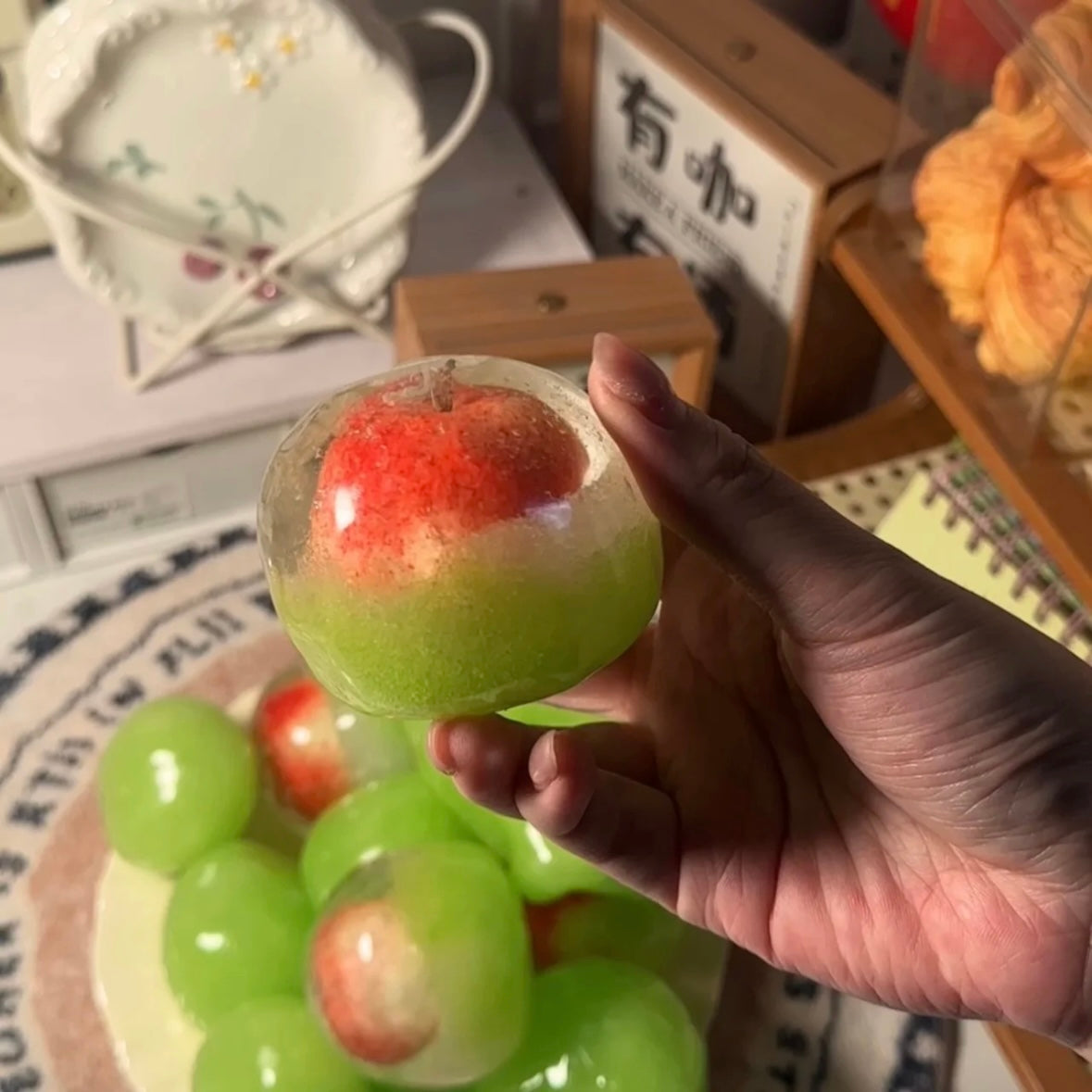 Crisp Satisfying Sound Apple / Cherry / Peach / Grape / Mango Stress Ball