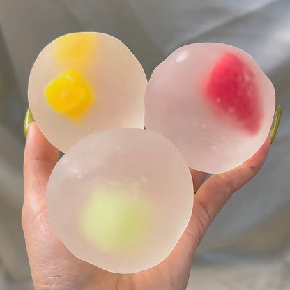 Strawberry Mochi / Mango Mochi / Green Watermelon Mochi Vaseline Stress Ball Squishy Stress Relief Decompression Toy