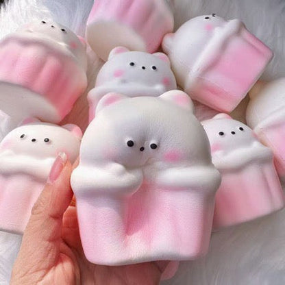 Slow Rising Squishy Bear Ice Cream Stress Relief Decompression Toy