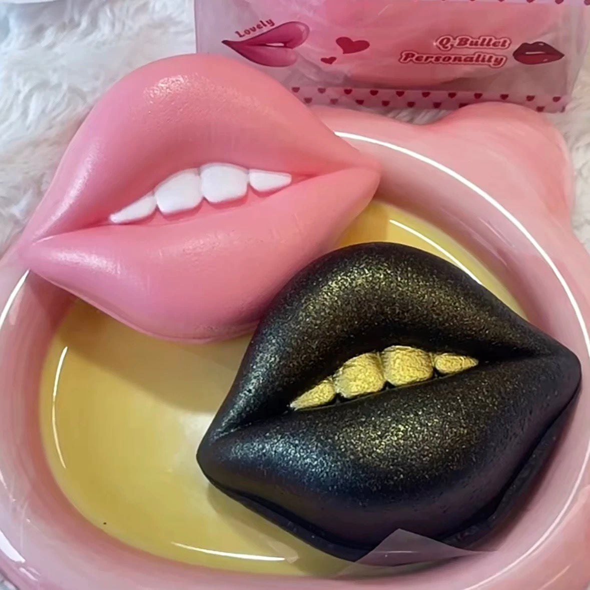 Slow Rising Squishy Mouth Lips Stress Relief Decompression Toy