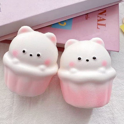 Slow Rising Squishy Bear Ice Cream Stress Relief Decompression Toy