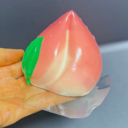 160g Handmade Silicone Peach Stress Relief Taba Squishy Toy