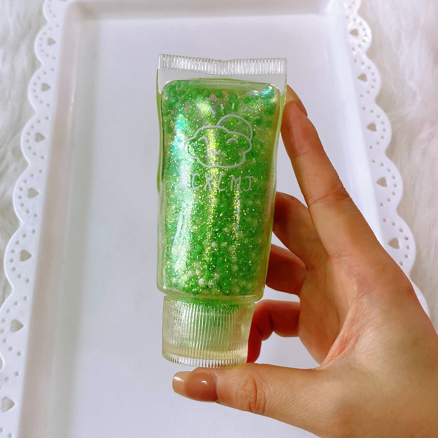 Toothpaste Shape Foam Ball Base Handmade Stress Balls