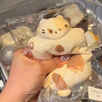 Handmade Califlower Kitten Cat  Taba Squishy Toy