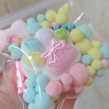Handmade Silicone Rainbow Cat’s Paw without fur Stress Relief Squishy Toy