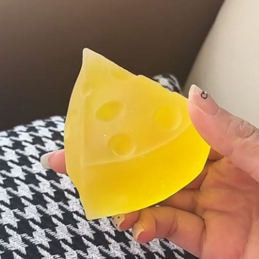 Vaseline Base Cheese Stress Ball Squishy Stress Relief Decompression Toy