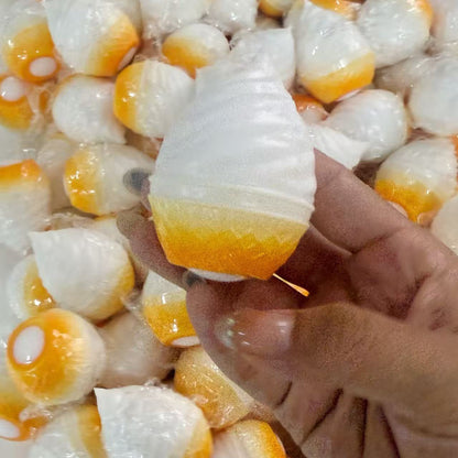 Crunchy Mini Ice Cream Cone Bead & Clay Base Stress Ball Squishy Stress Relief Decompression Toy