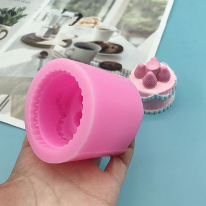 Strawberry Cake Mold Silicone Squishy Mold