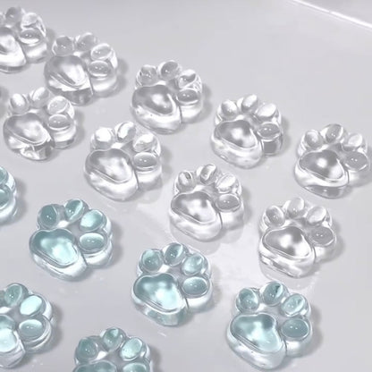 50g Handmade Silicone Transparent  Cat's Paw Squishy Toy