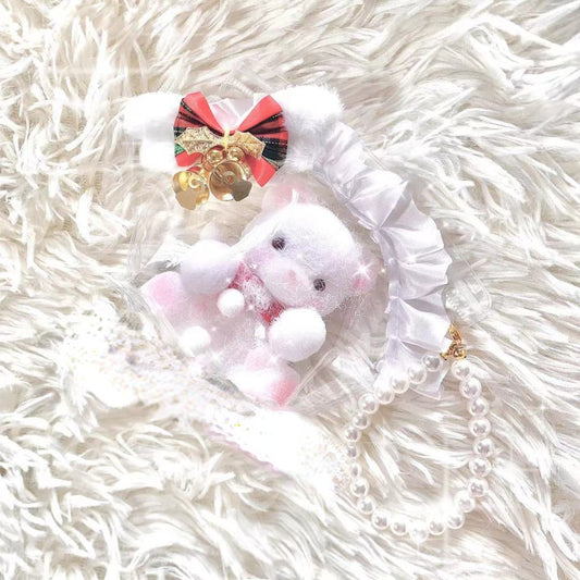 Handmade Silicone White Bear Stress Relief Squishy Toy