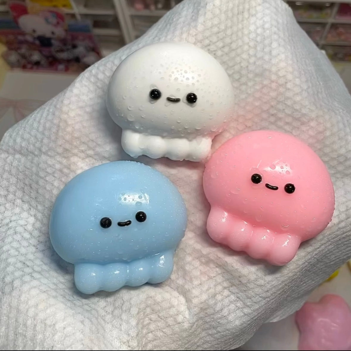 60g Handmade Jellyfish Octopus Taba Squishy Toy