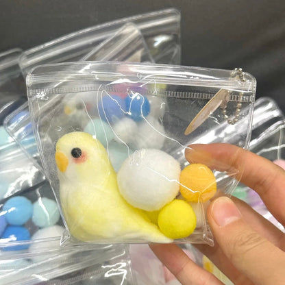 6 Colors Handmade Parrots Taba Squishy Toy