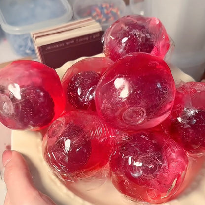 Strawberry Green Plum Stress Ball Squishy Stress Relief Decompression Toy