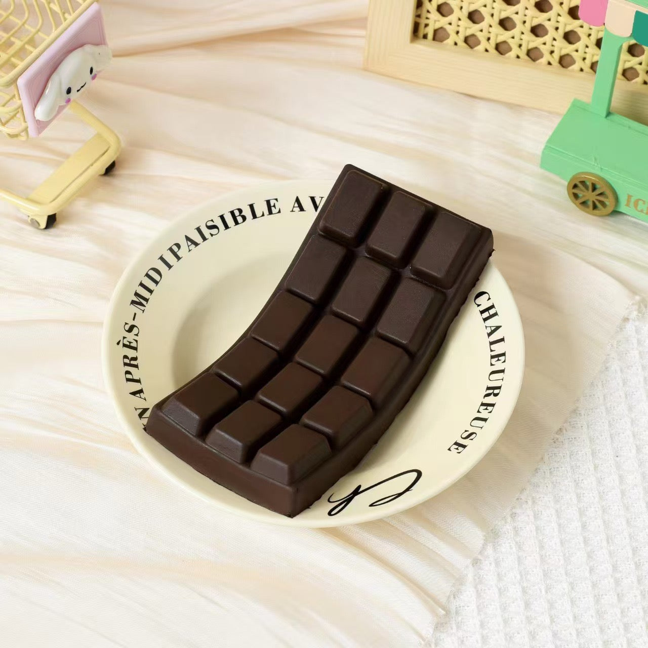 Slow Rising Squishy Chocolate Stress Relief Decompression Toy