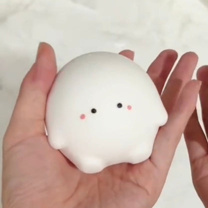 Slow Rising Squishy White Pet Stress Relief Decompression Toy