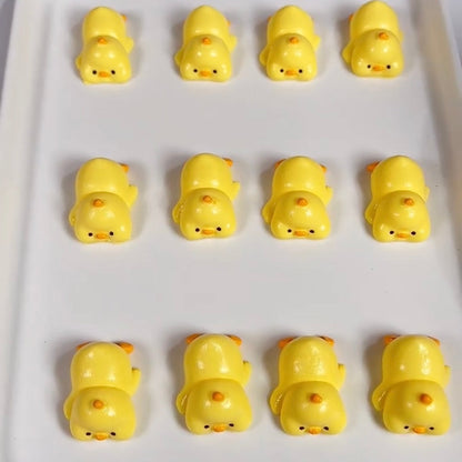 4pcs Mini Size Duck Taba Squishy Toy