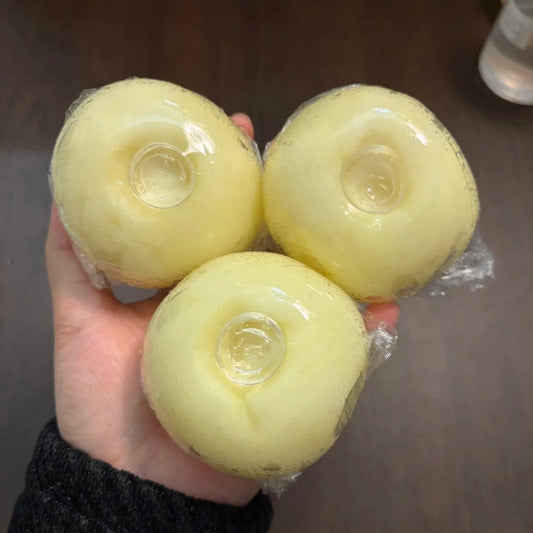 Butter Yellow Coconut Oil Soap Base Stress Balls Stress Relief Decompression Toy
