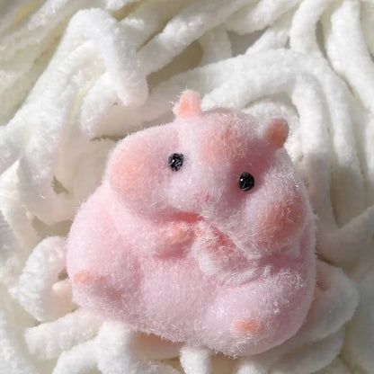 Squishy Hamster Stress Relief Taba Squishy Toy with Flocking
