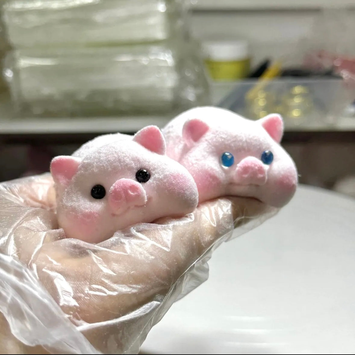 Handmade Cute Pig Stress Relief Taba Squishy Toy