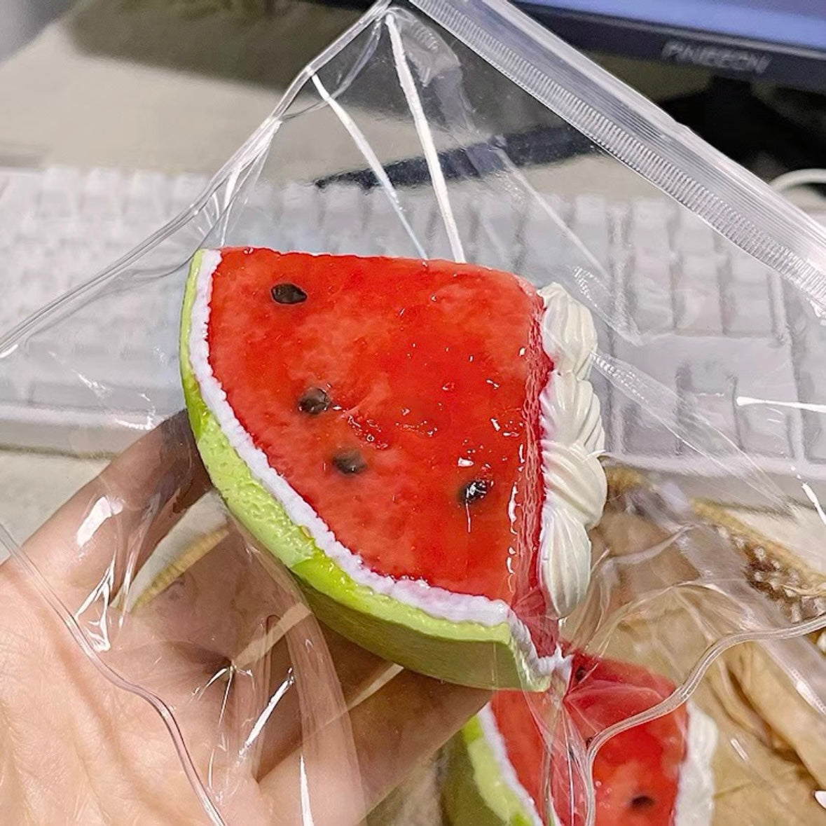 Handmade Silicone Watermelon Taba Squishy Toy