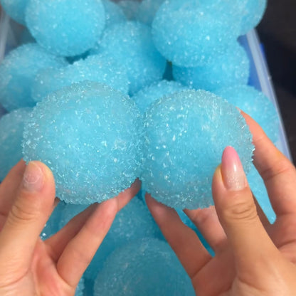 Crisp Satisfying Sound Red Bayberry Handmade Stress Balls